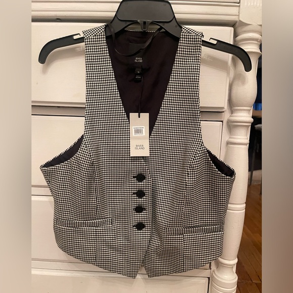 River Island Houndstooth Vest - Picture 3 of 3